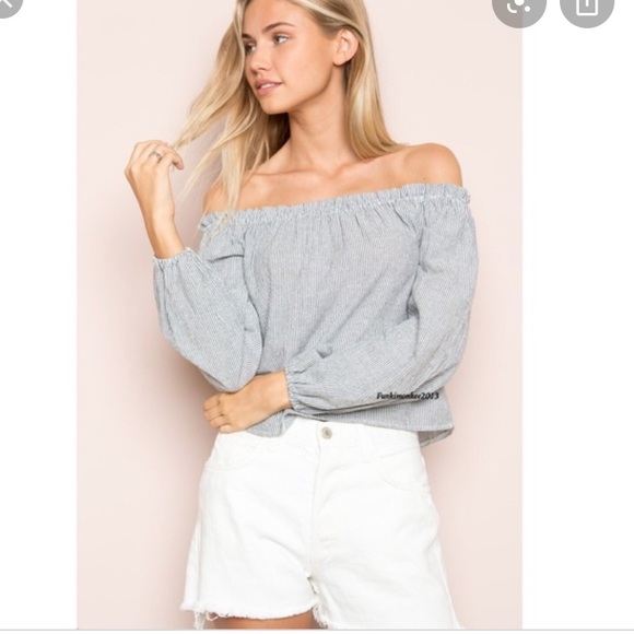 Brandy Melville Tops - Brandy Melville | Off the shoulder Theia Top